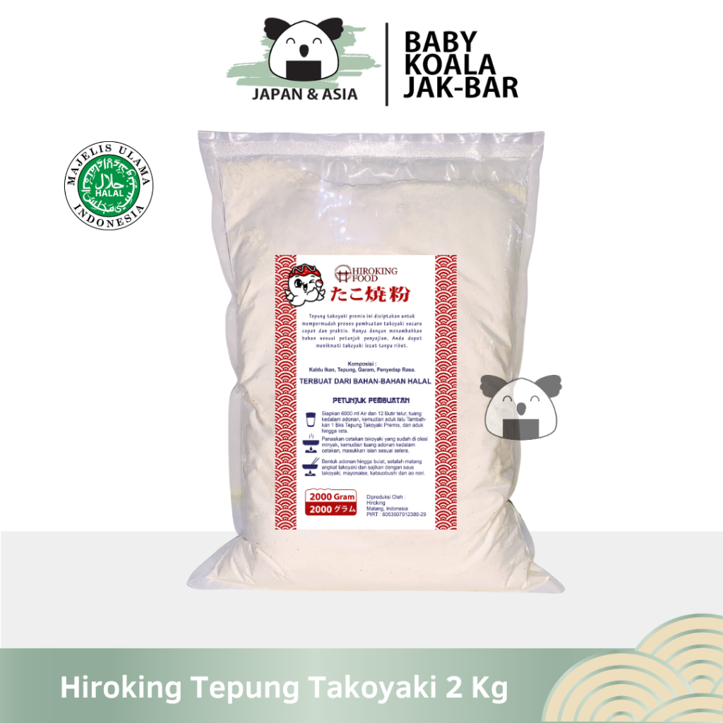 

HIROKING FOOD Tepung Takoyaki Premix 2000 g