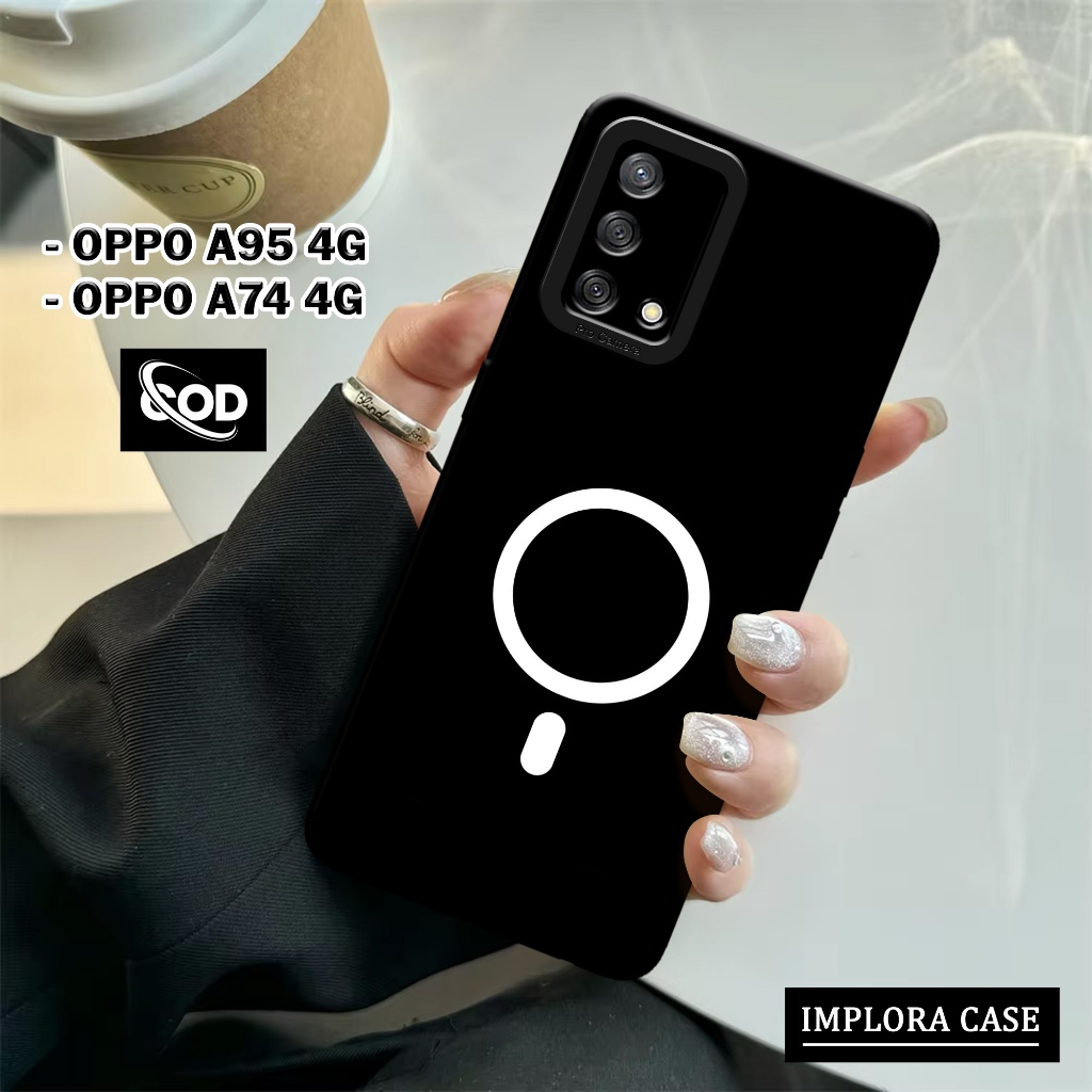 Case OPPO A95 4G / A74 4G Case BRANDED IMPLORA CASE Casing OPPO A95 4G / A74 5G Softcase Pro Camera 
