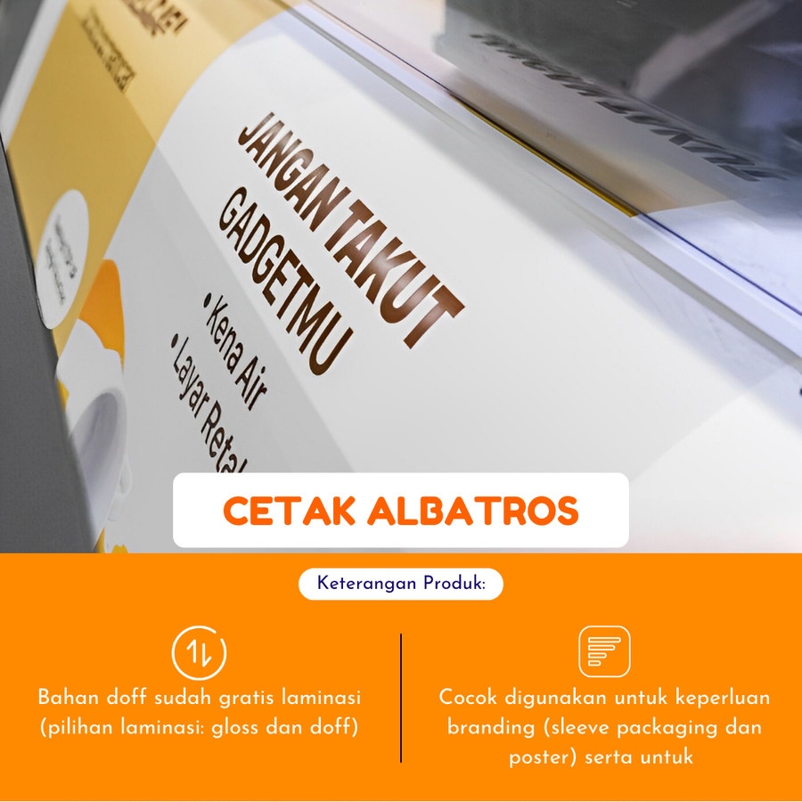 

Cetak Albatros Meteran untuk Poster, Menu, Sleeve Belt, Frame, dll