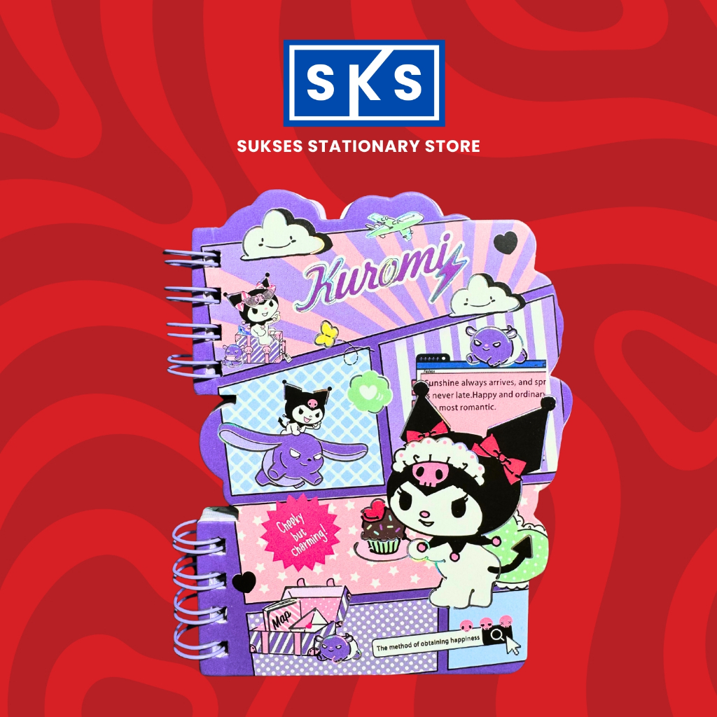 

Notebook Spiral A6 Character Mix Buku Catatan Tulis Buku Notes Kecil Lucu