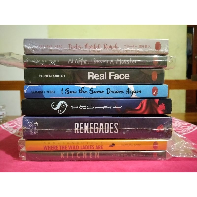 Preloved Buku Novel Your Name, Weathering With You, Where The Wild Ladies Are, Renegades, Be With Yo