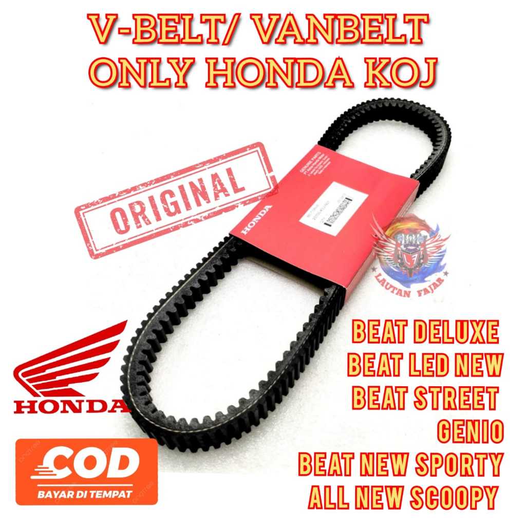 V BELT ORIGINAL KOJ HONDA BEAT DELUXE , BEAT LED NEW , BEAT STREET NEW SPORTY , ALL NEW SCOOPY , GEN
