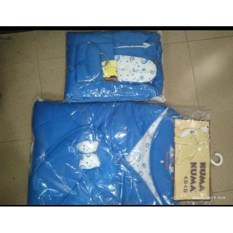 Set gendongan samping dan selimut bayi