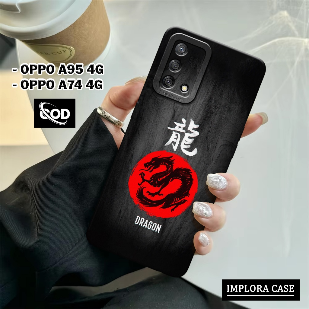 Case OPPO A95 4G / A74 4G Case SHIO IMPLORA CASE Casing OPPO A95 4G / A74 5G Softcase Pro Camera OPP