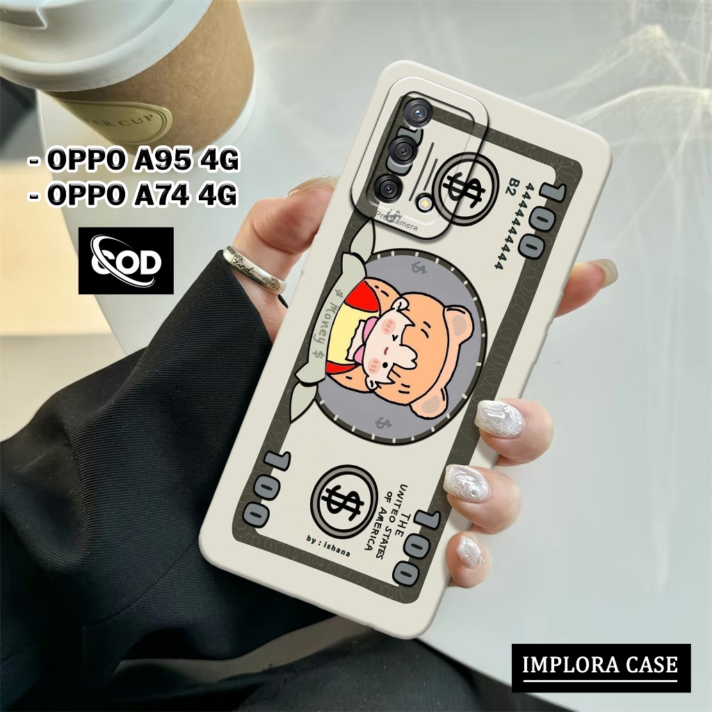 Case OPPO A95 4G / A74 4G Case UANG IMPLORA CASE Casing OPPO A95 4G / A74 5G Softcase Pro Camera OPP