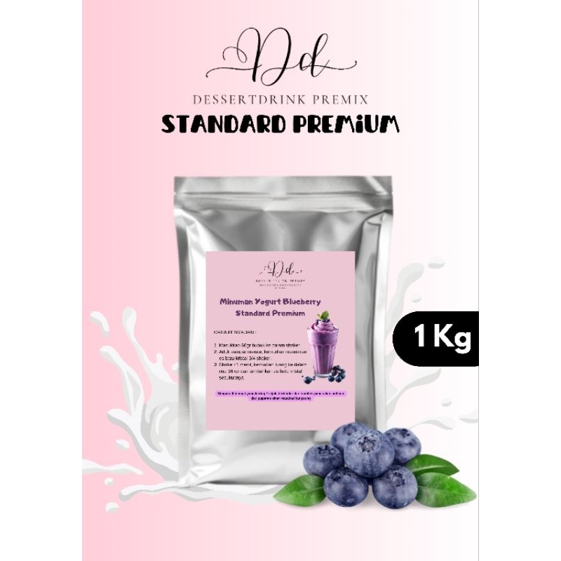 

Bubuk Minuman Yogurt BLUEBERRY 1Kg Standard Premium Dessertdrink Premix MURAH / Bubuk Yogurt 1 Kg / Yogurt Powder / Bubuk Yogurt Plain / Yogurt / Es Yogurt/ Yogurt Powder Drink / Minuman Yogurt / Yoghurt / Bubuk Minuman Yoghurt / Yoghurt Powder