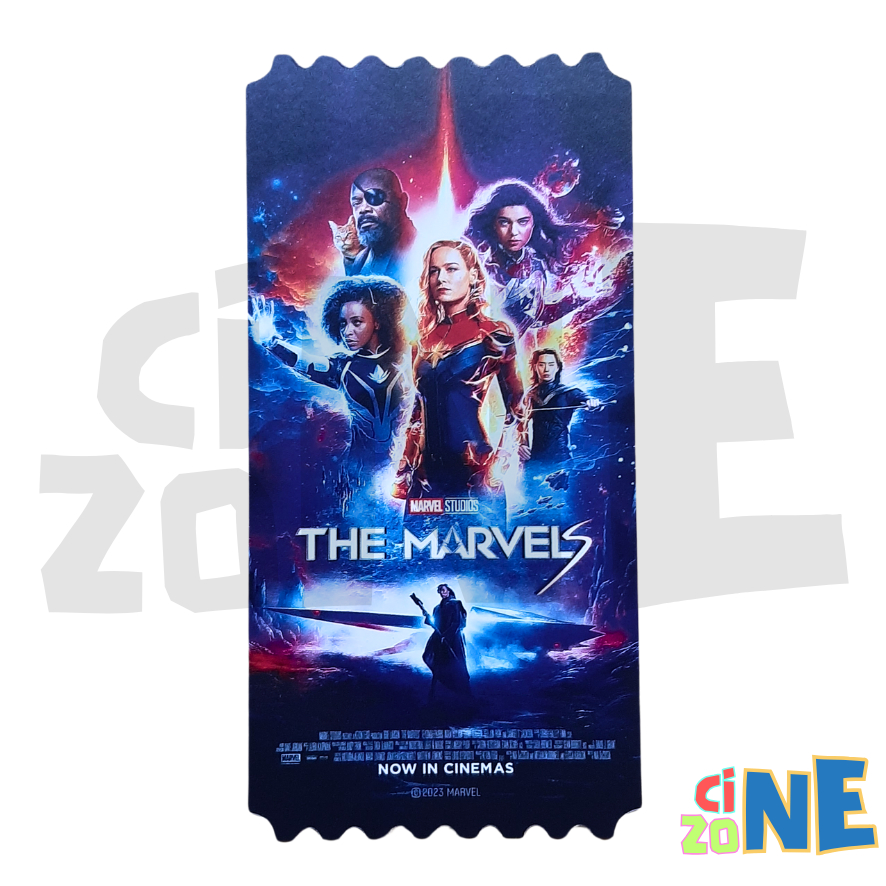 [ READY STOCK ] THE MARVELS COLLECTIBLE TICKET MEGABOX KOREA