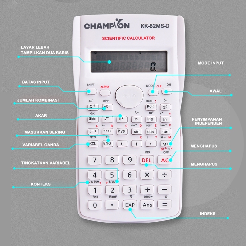 

mg Kalkulator Warna Function Scientific Kalkulator 240 Fungsi Kalkulasi scientific calculator