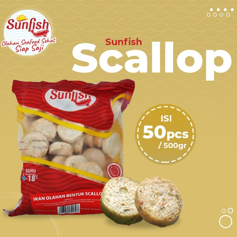 

SUNFISH SCALLOP IKAN OLAHAN 500GR