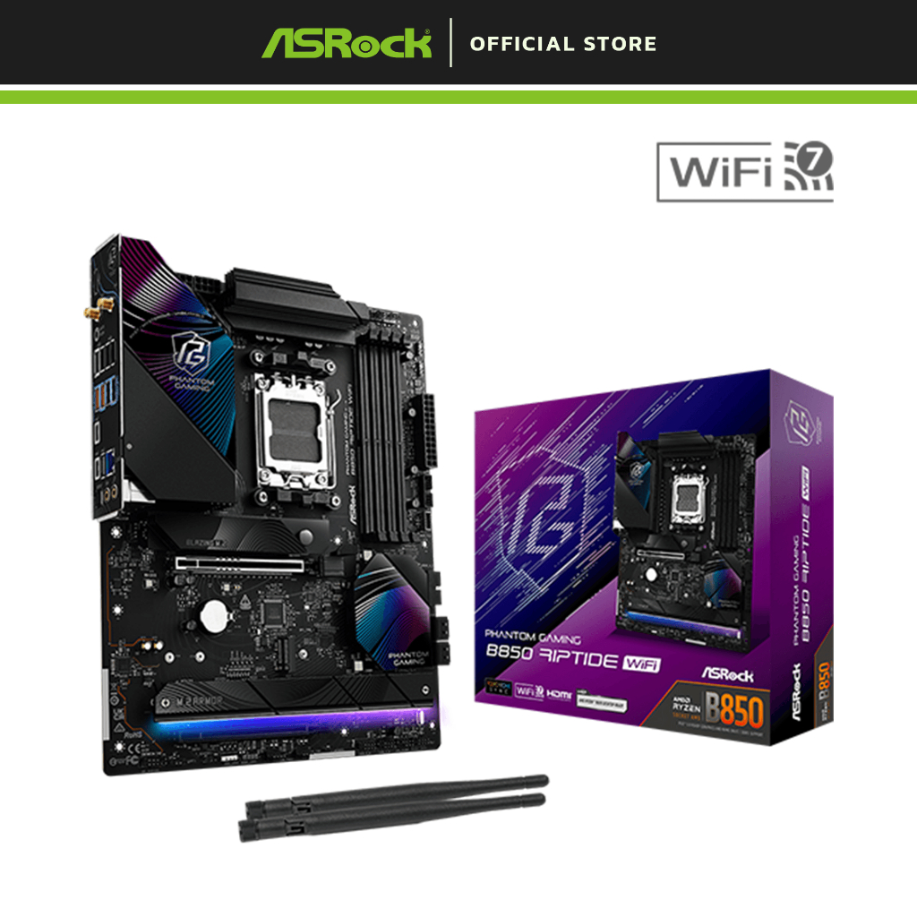 ASRock PHANTOM GAMING B850 Riptide WiFi