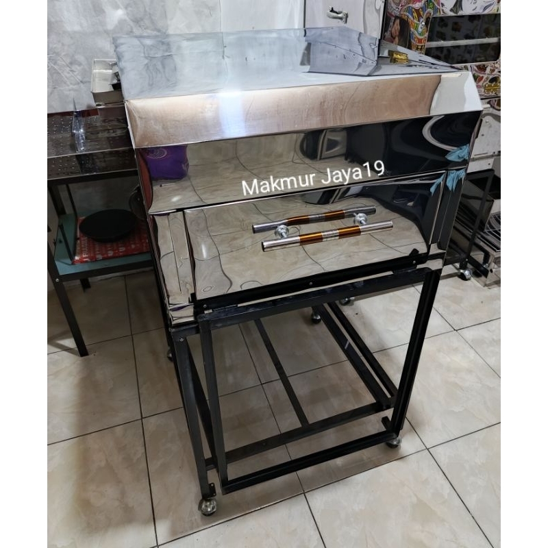 OVEN LAPIS LEGIT UK 60x60cm STAINLESS TEBAL