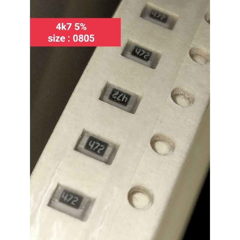 RESISTOR SMD 4K7 5% 0805 (50pcs)