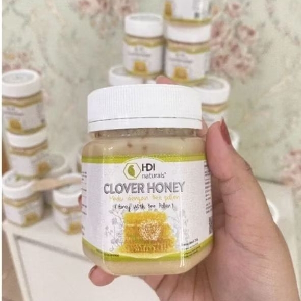 

Madu Clover honey 250gram exp 2028 + sendok kayu