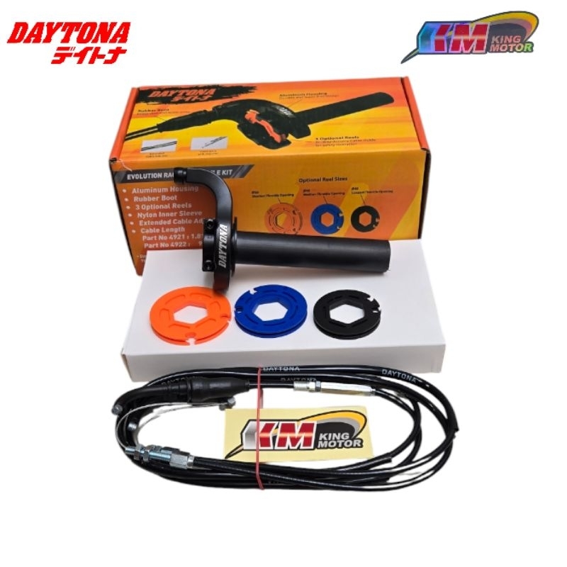 Gas Spontan Daytona 2 Kabel Universal Ninja Vixion Satria Mio Jupiter Vega Supra Panjang Kabel 90cm 