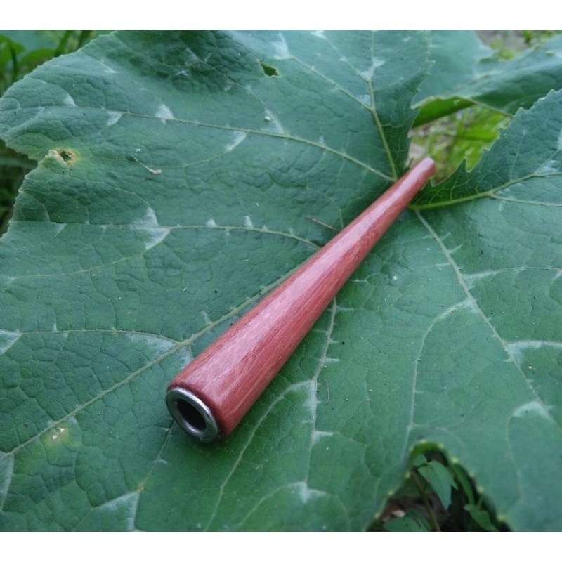 Pipa kayu nagasari premium asli 12cm lobang multifungsi