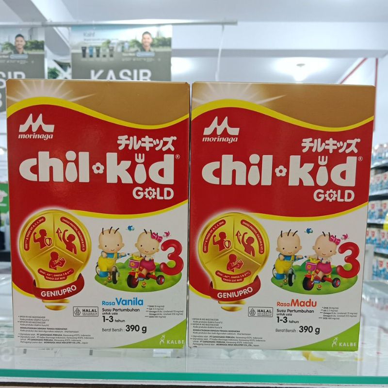 

Morinaga Chil Kid Gold Geniupro Susu Pertumbahan 1-3 Tahun 390 g