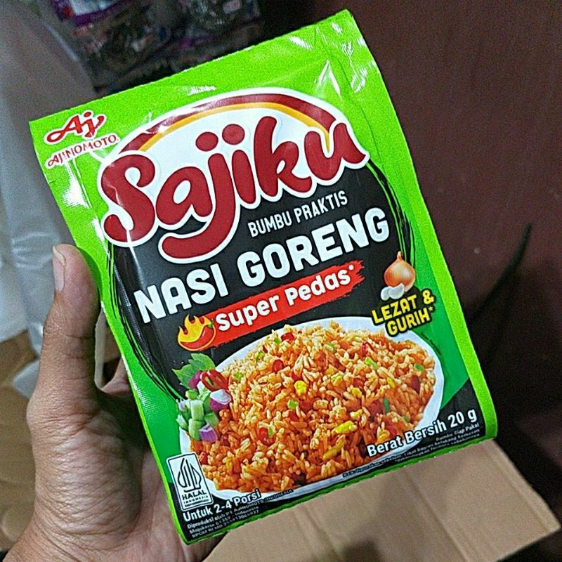 

Sajiku Bumbu Nasi Goreng Super Pedas Renceng