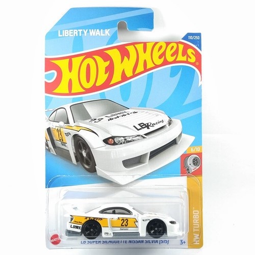 Hot Wheels LB Super Silhouette Nissan Silvia S15 Liberty Walk LBWK Original FREE Protector Hotwheels