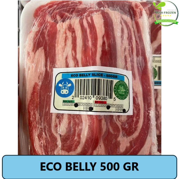 

ECO BELLY SLICE – 500 GR (Daging belly versi Ekonomis) – Full Slice