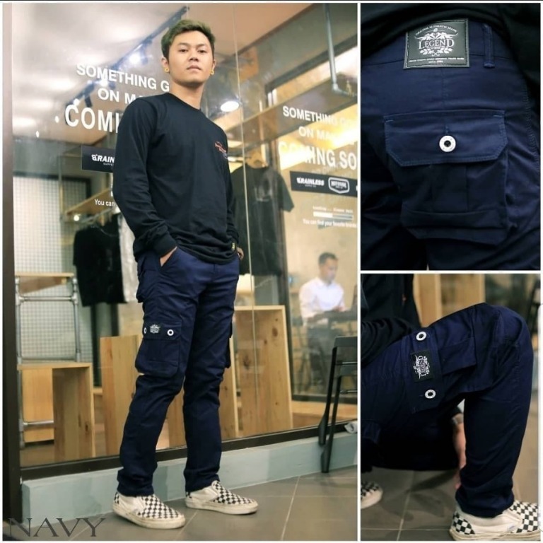 CELANA CARGO PANJANG PRIA CELANA PANJANG CHINO CARGO DEFA STORE