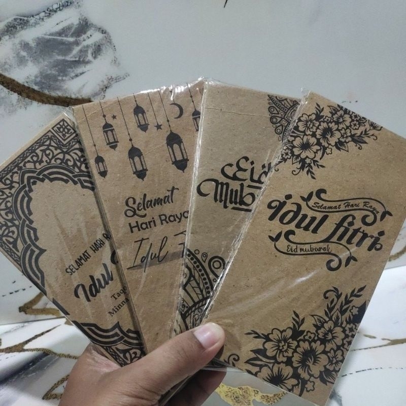 

amplop lebaran jumbo isi 10 uang tidak usah di lipat