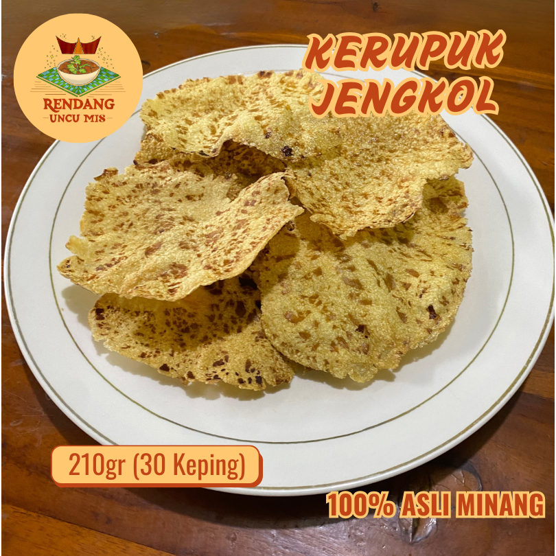 

RENDANG UNCU MIS - KERUPUK JENGKOL (KARUPUAK JARIANG) 210gr ASLI MINANG