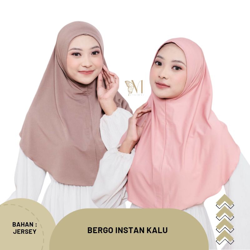 BERGO INSTAN KALU / BERGO INSTAN / JILBAB INSTAN JERSEY PREMIUM
