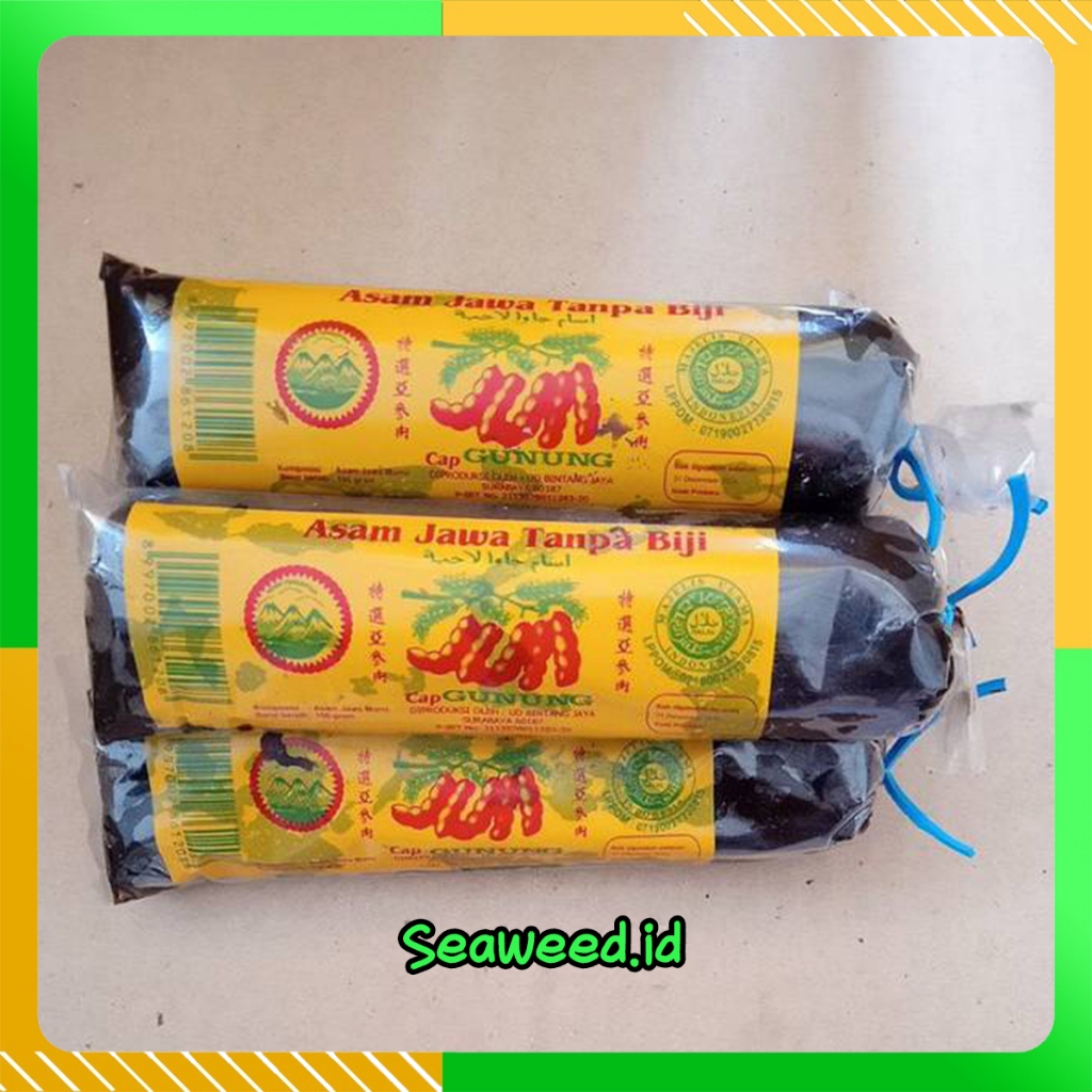 

CAP GUNUNG Asam Jawa Tanpa Biji 150gr Promo murah HALAL !!