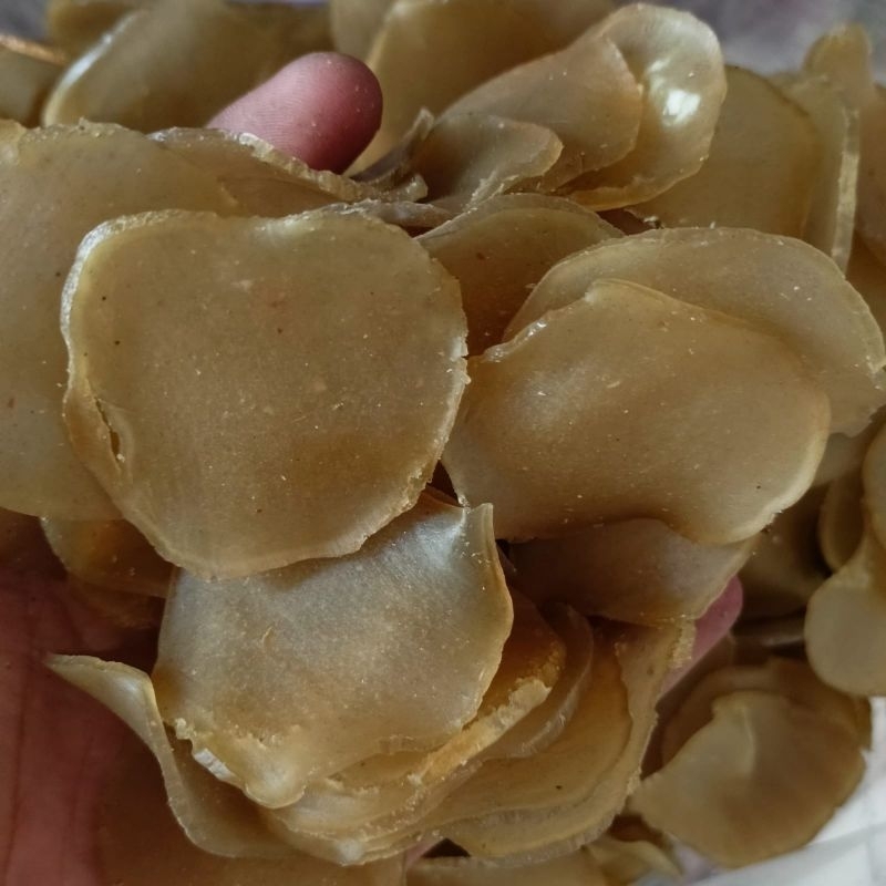 

krupuk lumping mentah 1kg / puli halus