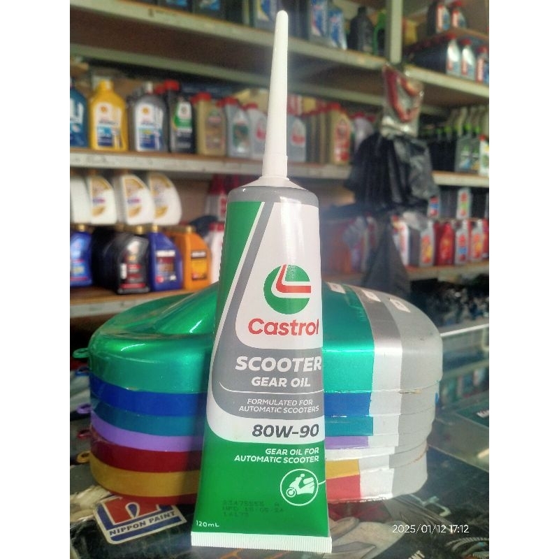 CASTROL GEAR BOX 80W-90 0.12L 120ML / OLI GIRBOX MATIC / OLI CASTROL MATIC / OLI MESIN MATIC