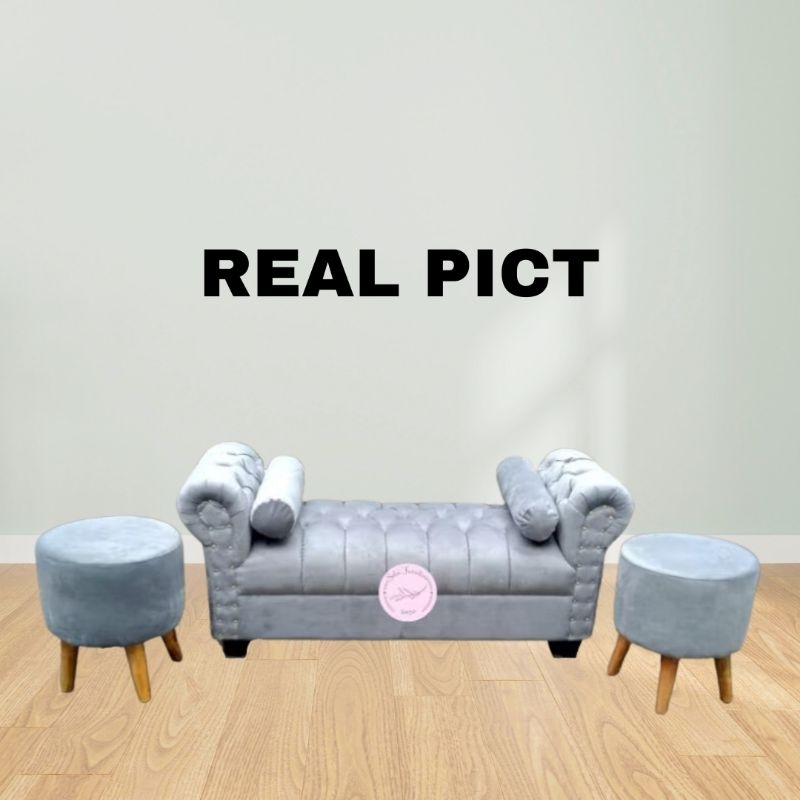 KURSI SOFA MINI RUANG TAMU MINIMALIS SOFA BENCH STORAGE PINTEREST AESTHETIC MODERN SINGLE