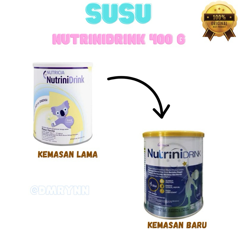 

NUTRINI DRINK POWDER VANILA 400G