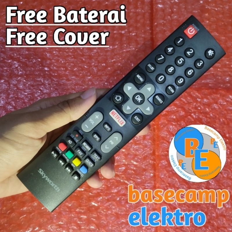 Remote TV COOCAA Smart TV Original Asli Free Cover Free Batu Baterai Remot TV COOCAA Smart TV Origin