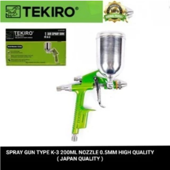 Tekiro spray gun semprotan cat jaminan asli Original