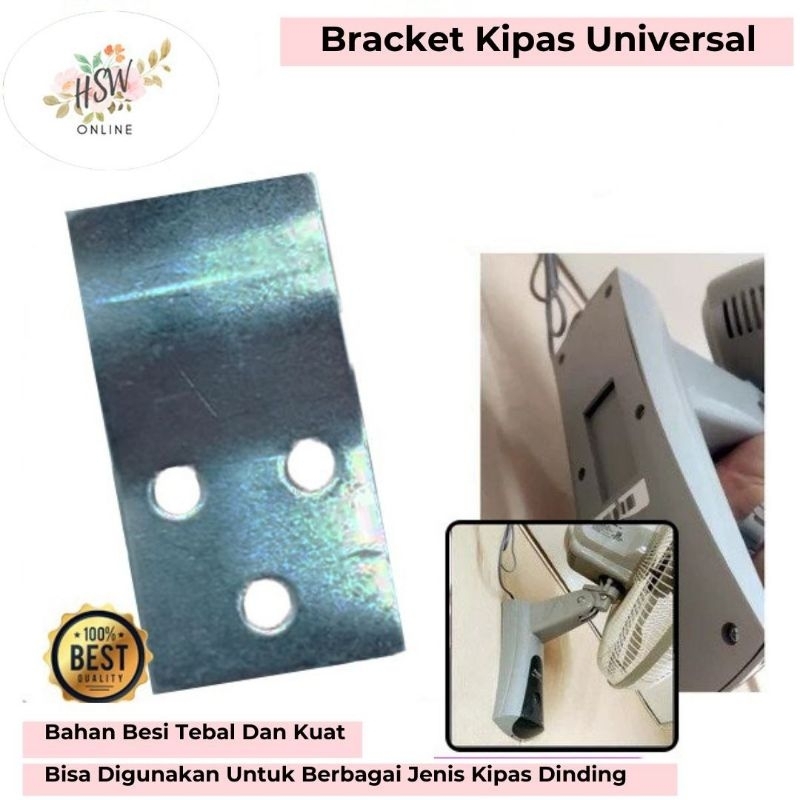 Bracket Kipas Angin Dinding Universal Pelat Besi Dudukan Kipas Cosmos