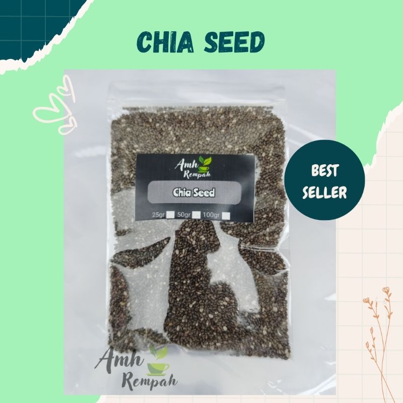 

Chia Seed Organik, Chia Seed Untuk Diet Kemasan 100gram