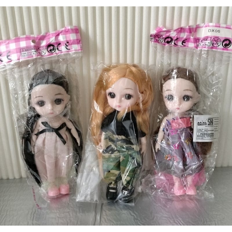 Boneka Perempuan Ukuran Kecil Lucu Cantik