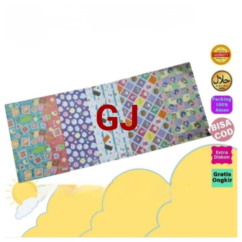 

Kertas kado motif random acak