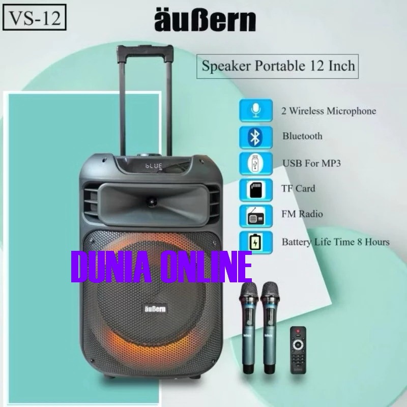 Aubern Professional Portable Speaker System VS12 / VS 12 / VS-12  Original Aubern