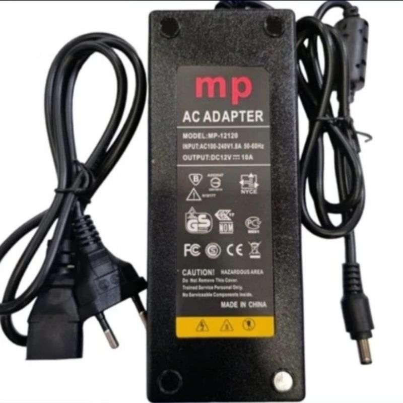 adaptor switching 12V 10A 120watt original