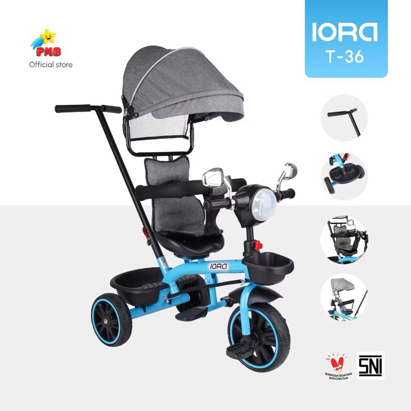 TRICYCLE PMB T36 IORA SEPEDA ANAK