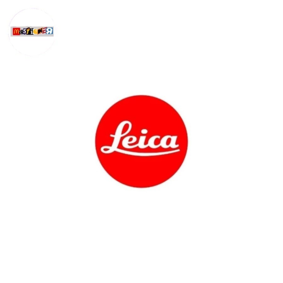 

sticker Leica logo stiker retro vintage brand analog camera