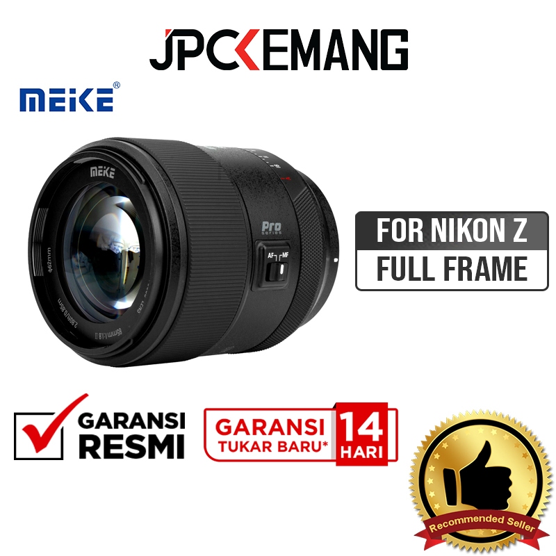 Meike AF 85mm f1.8 Pro STM for Nikon Z Mount Fullframe Lens Meike 85 mm f/1.8 Pro Garansi Resmi