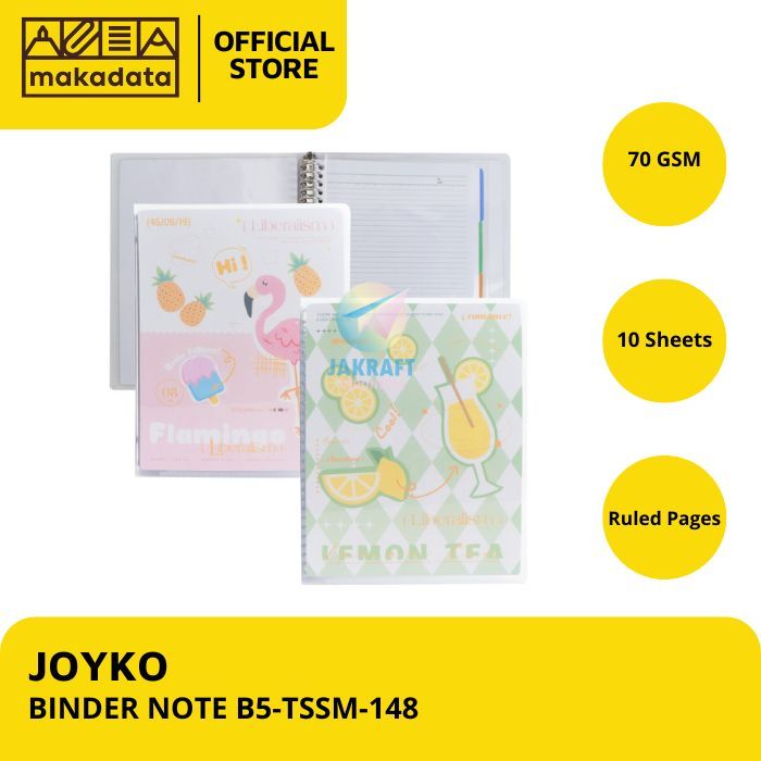 

BUKU BINDER NOTE B5 JOYKO TSSM-148 (1 PCS) MURAH