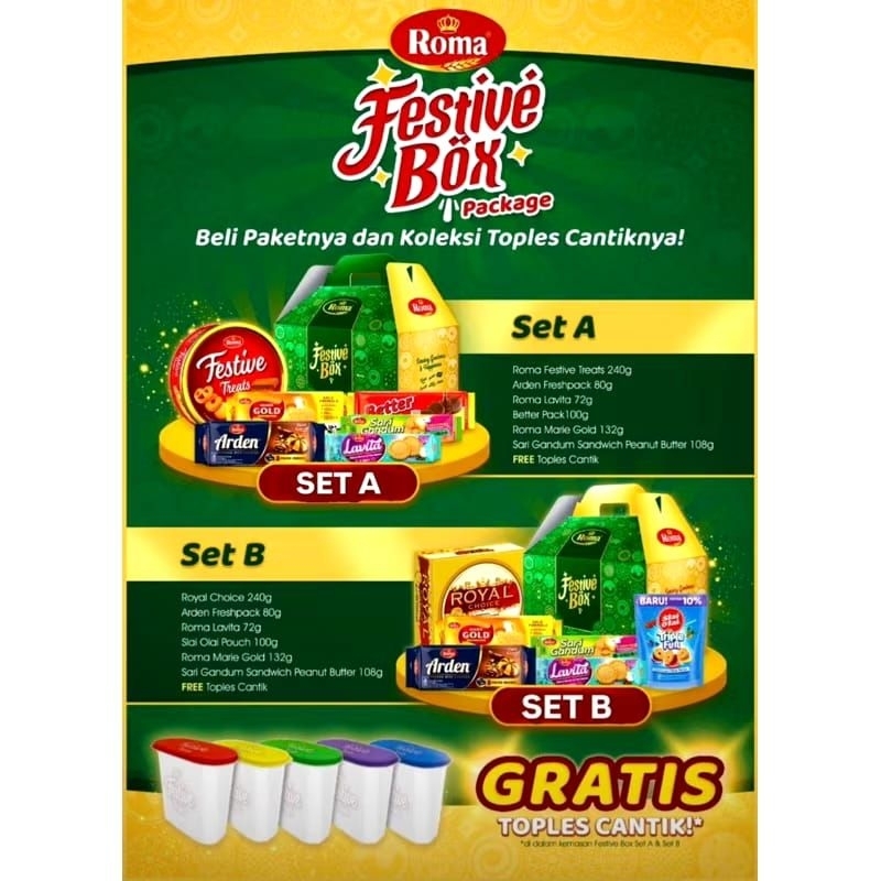 

Paket Roma Festival Box