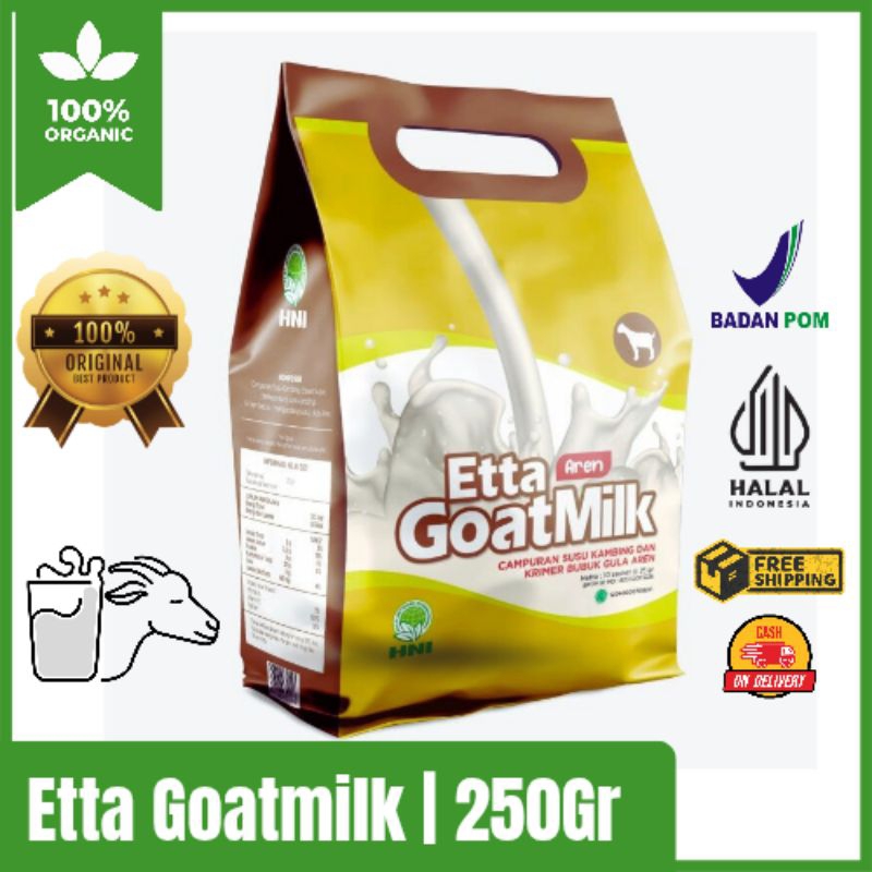 

ETTA GOAT MILK HNI HPAI Susu kambing gula Aren