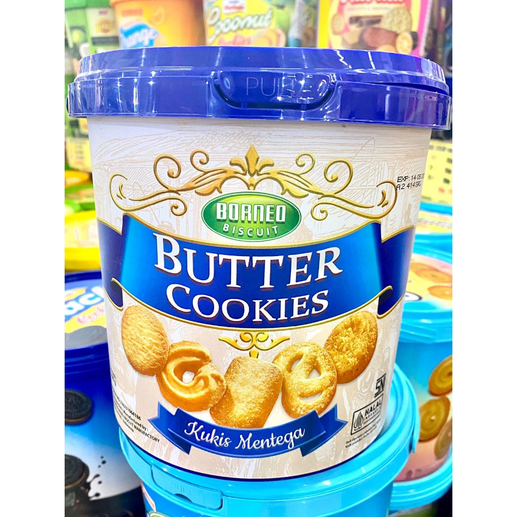 

Borneo Butter Cookies Kukis Mentega 300gr | Kue Lebaran | Kue Kering |