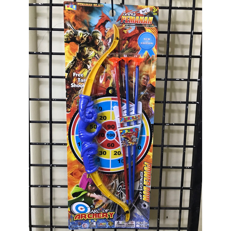 Mainan Anak Panahan Dengan Busur karet