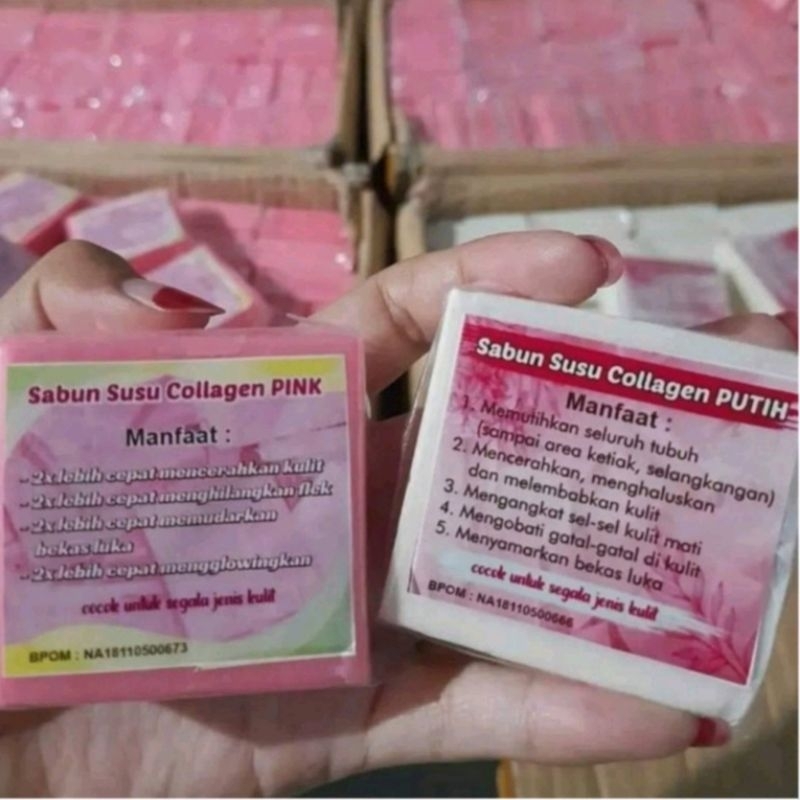Sabu susu Collagen (Sabun pemutih badan Ampuh)
