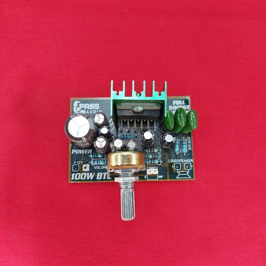 power tda amplifier 100watt DC 12V Mono # pakai travo 3 Ampere 12 volt # ic 2005